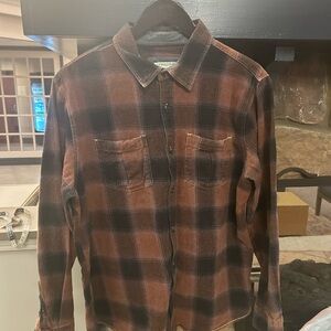 Flannel Carbon2Cobalt Plaid Shirt large well built!!! No flaws seen
